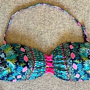 Lilly Pulitzer Glow and Flow Bikini Top size 14. Gently used
